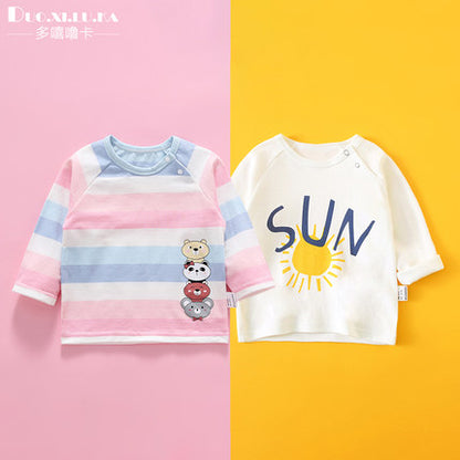 Importé - Lot De 2 T-shirts Bébé Manches Longues En Coton 100%