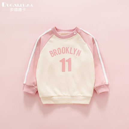 Importé - Pull Bébé Décontracté Manche Longue En Coton 100%