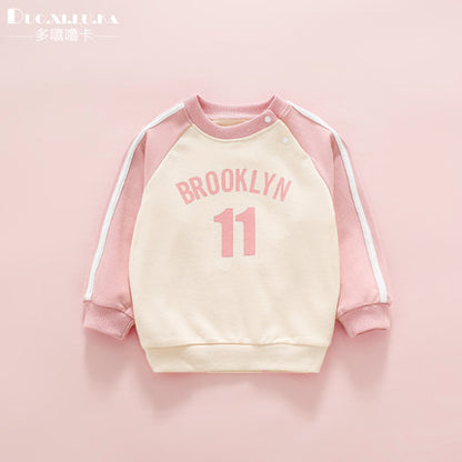 Importé - Pull Bébé Décontracté Manche Longue En Coton 100%