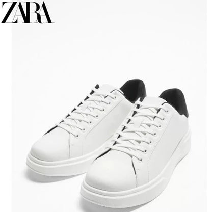 Importé  - ZARA NEW - Chaussure Homme Sport A Lacets - Blanc