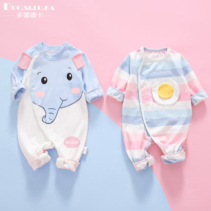 Importé - Barboteuse Bébé Décontracté Manche Longue En Coton 100% Pour Nouveau-Né