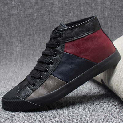 Importé - Chaussure Cuir Sport Homme Basket Décontractée