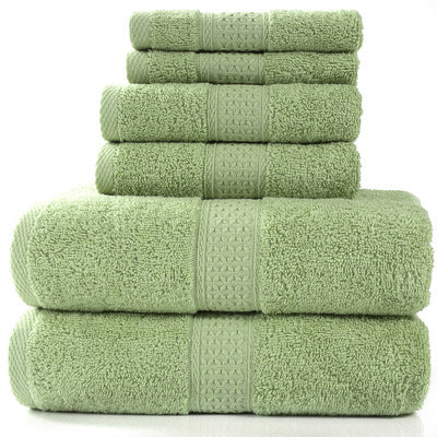 Importé - Ensemble Serviette de bain de Luxe en coton - 6 Pièces
