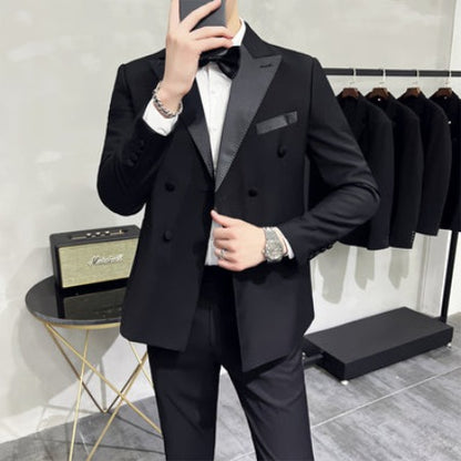 Importé - Ensemble Smoking Costume Homme 2-3 Pièces Noir