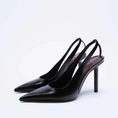 Importé - ZARA NEW - Chaussure Sandales Femme À Haut Talons - Noir