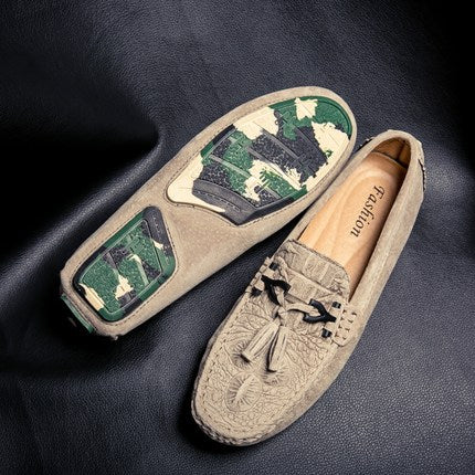 Importé - Chaussure Homme Britanniques Tod's En Cuir Daim Gaufré