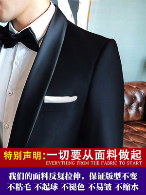 Importé - Ensemble Smoking Costume Homme 2 Et 3 Pièces Noir
