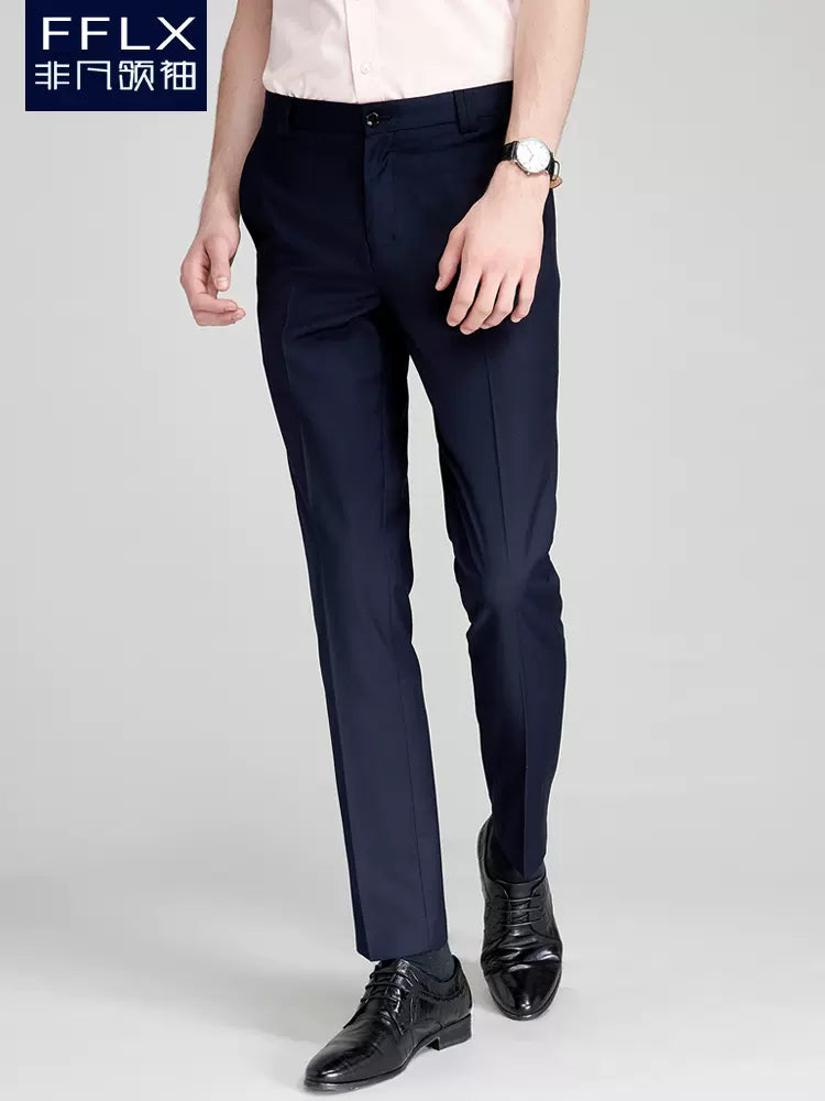 Importé - Pantalons Silm Homme De Costume Décontracté
