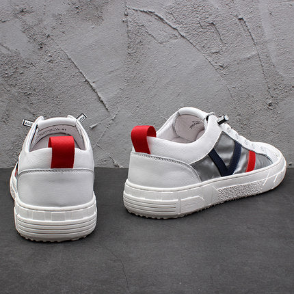 Importé - Chaussure Tennis Homme Sport  En Cuir Décontractée Tendance