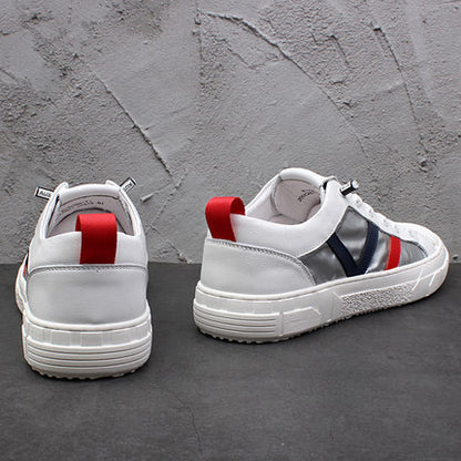 Importé - Chaussure Tennis Homme Sport  En Cuir Décontractée Tendance