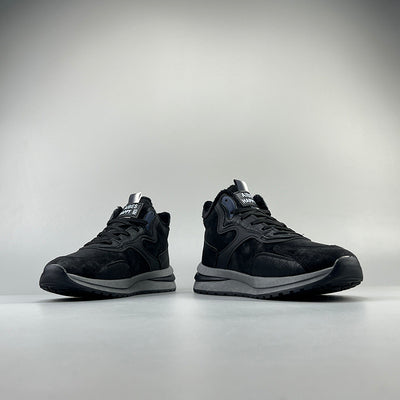 Importé - Chaussure Homme Sport Montantes Décontractée Rétro Montantes - Noir
