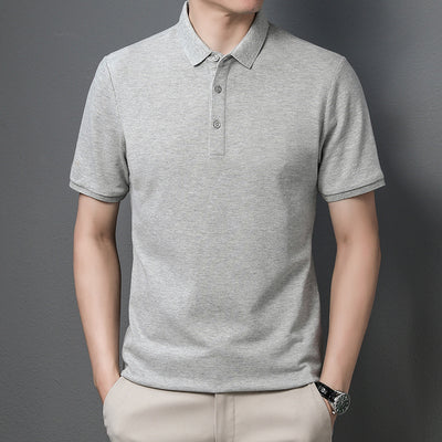 Importé - Polo Pur Coton Léger Homme Manche Courte