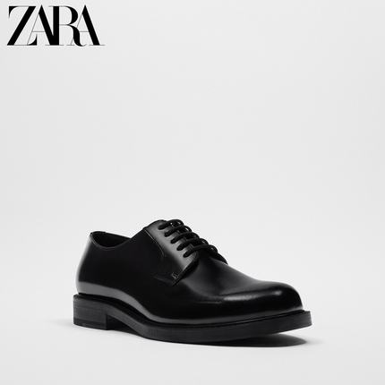 Importé - ZARA NEW - Chaussure Homme Britannique confortables En Cuir - Noir