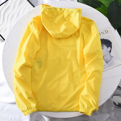 Importé - Pull Homme À Capuche - Jaune Vif
