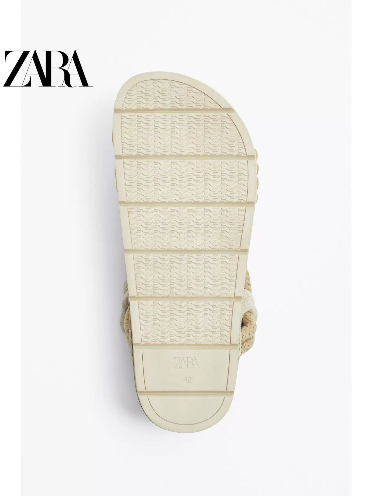 Importé - ZARA NEW - Chaussure Homme Sandales A Lanières Décontracté - Beige