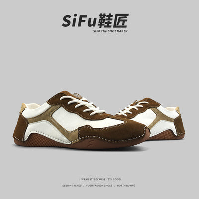 Importé - Chaussure Homme Sport Rétro Tendance - Marron
