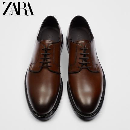 Importé - ZARA NEW - Chaussure Homme Britannique confortables En Cuir - Marron