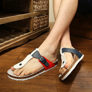 Importé - Sandale Homme Liège Décontracté Semelle Antidérapant