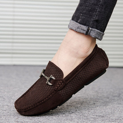 Importé - Chaussure Homme Britannique Tod's En Cuir Suédé Perforé