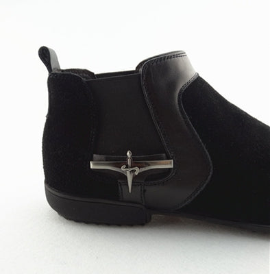 Importé - Chaussure Homme Britannique Style Bottines A Gaine  En Cuir