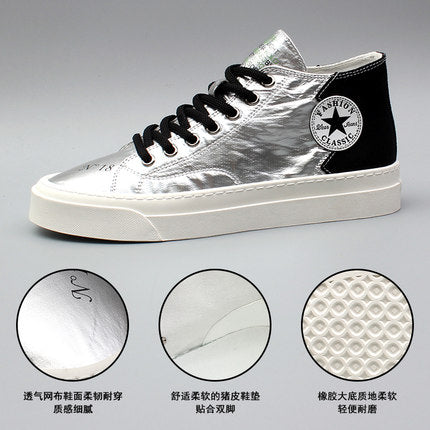 Importé - Chaussure Homme Baskets Décontractée Tendance Style All Star En Cuir