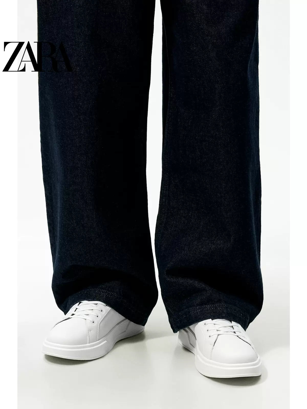 Importé  - ZARA NEW - Chaussure Homme Sport A Lacets - Blanc