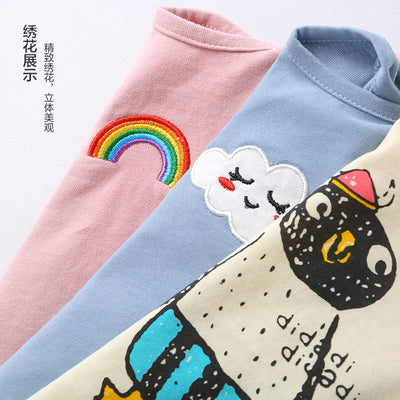 Importé - T-shirt Bébé Manches Longues En Coton 100%