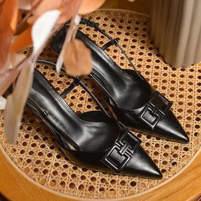 Importé - ZARA NEW - Chaussure Sandales Femme À Talons Peu Profonde