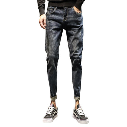 Importé - Pantalon Jean Homme Décontracté Tendance En Stretch