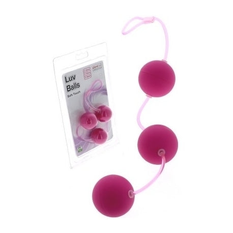 TRIPLE BOULES DE GEISHA LUV BALL ROSE - Ø 3,5 CM