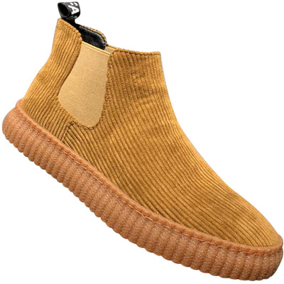 Importé - Chaussure Homme Style Bottines A Gaine En Cuir De Daim