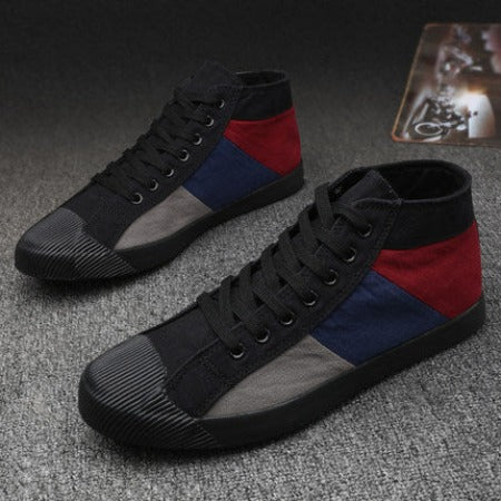 Importé - Chaussure Sport Homme Basket Montantes En Toile