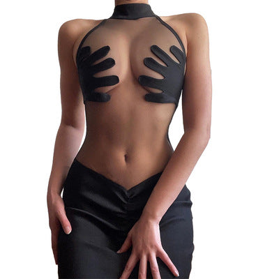 Importé - Robe De Soirée Femme Sans Manches Col rond