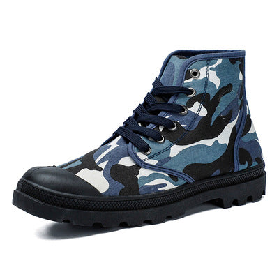 Importé - Chaussures Homme Blindées Style Ringess Grosses Semelles - Camouflage