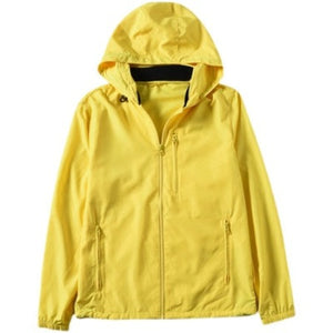 Importé - Pull Homme À Capuche - Jaune Vif