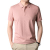 Importé - Polo T-Shirt Homme Slim Fit Col Ample A Manches Courtes EN Coton