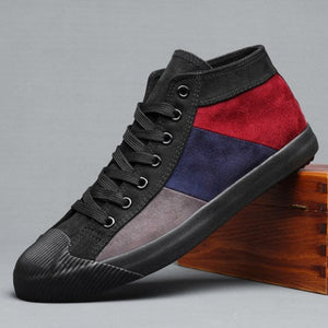 Importé - Chaussure Sport Homme Basket Montantes Tri-Colors