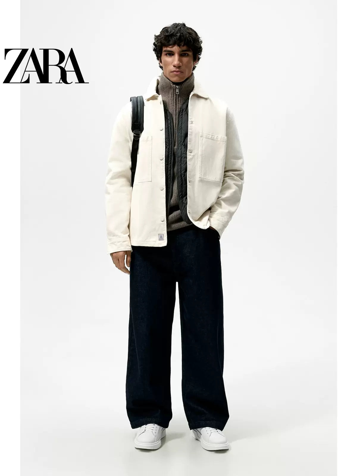 Importé  - ZARA NEW - Chaussure Homme Sport A Lacets - Blanc
