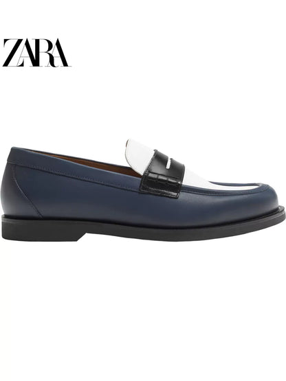 Importé - ZARA NEW - Chaussure Homme Mocassins Décontractées En Cuir