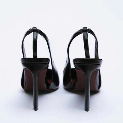 Importé - ZARA NEW - Chaussure Sandales Femme À Haut Talons - Noir