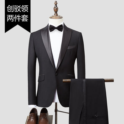 Importé - Ensemble Smoking Costume Homme 2 Et 3 Pièces Noir