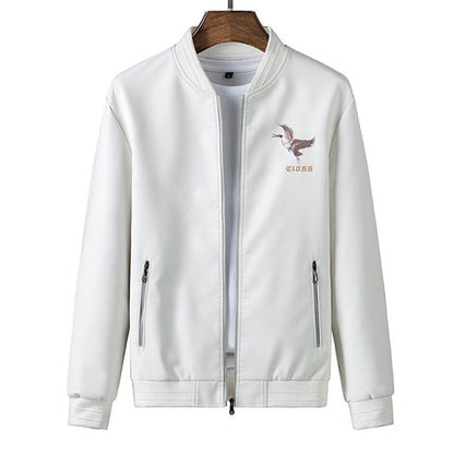 Importé - Jacket Homme Manches Longues En Cuir PU