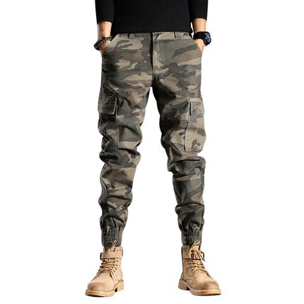 Importé - Pantalon Homme Sport Décontracté Style Camouflage Militaire En Coton