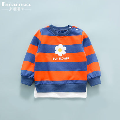 Importé - Pull Bébé Décontracté Manche Longue En Coton 100%