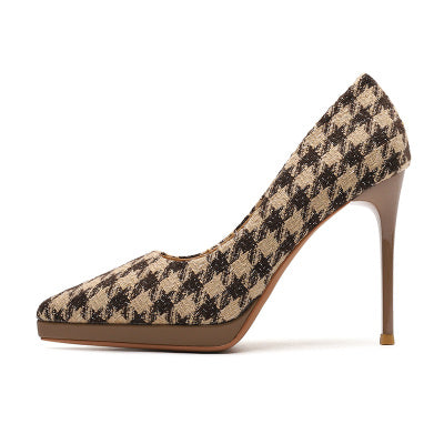 Importé - Sandales Femme Tendance A Haut Talon Aiguilles Bout Pointu