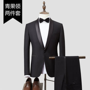 Importé - Ensemble Smoking Costume Homme 2 Et 3 Pièces Noir