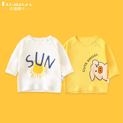 Importé - Lot De 2 T-shirts Bébé Manches Longues En Coton 100%