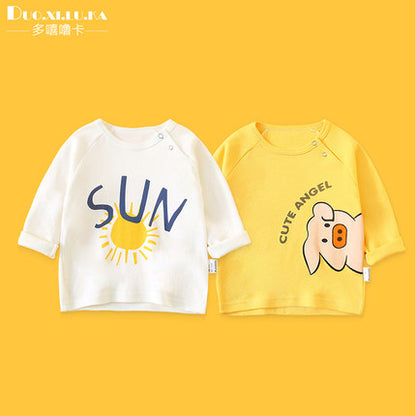 Importé - Lot De 2 T-shirts Bébé Manches Longues En Coton 100%