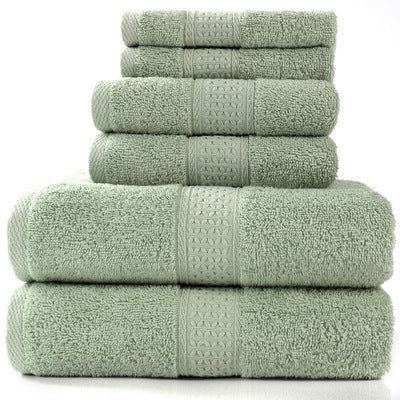 Importé - Ensemble Serviette de bain de Luxe en coton - 6 Pièces