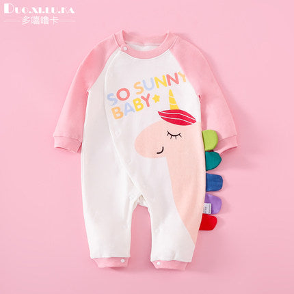 Importé - Barboteuse Bébé Décontracté Manche Longue En Coton 100% Pour Nouveau-Né